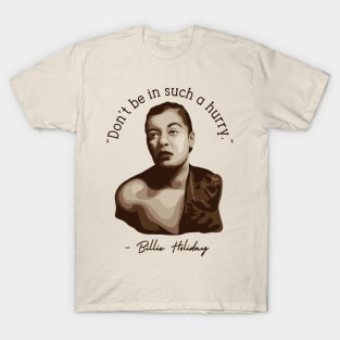 Billie Holiday Portrait T-Shirt